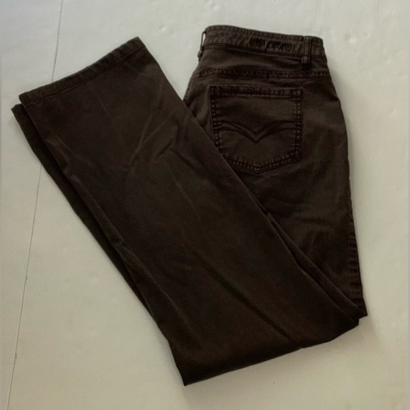 Luisa Cerano Women's soft brown bootcut jeans size 12 - Picture 11 of 11